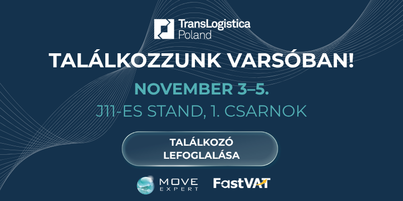 Translogistica 2026 - meet Move Expert in Warsaw, 3-5 November, stand J11, hall 1
